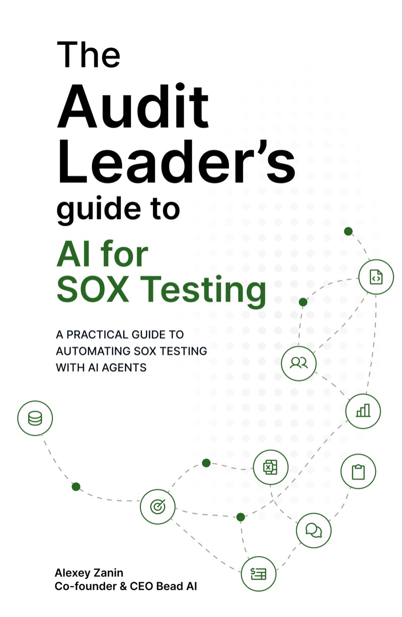 Cover of The Audit Leader's Guide to AI for SOX Testing